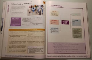Libro de texto de Religión de + 1°de ESO