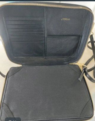 Bolso Uterqüe marrón y gris