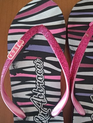 Infradito Baci & Abbracci animalier glitter tg 40