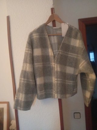 Conjunto falda y jersey cuadros
