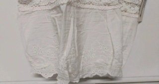 Crop Top Crochet Algodón Talla M/L