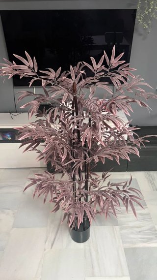 Planta Artificial Bambú Rosa/Morado IKEA