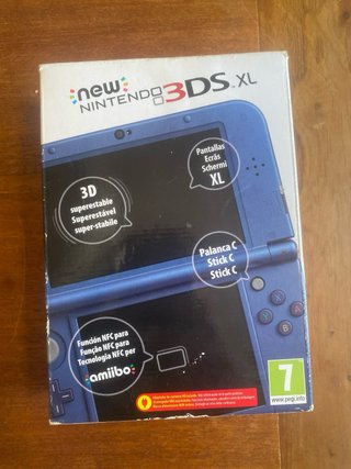 Nintendo 3DS XL Azul Metálico + Juegos