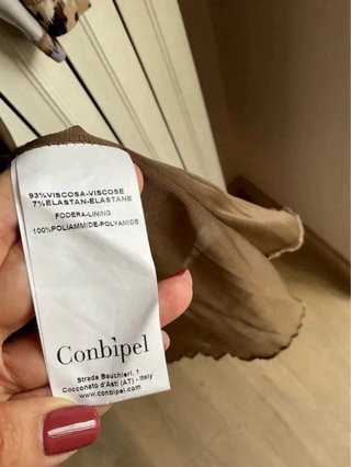 Abito fantasia CONBIPEL donna marrone/lilla