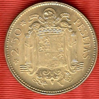 2'50 Pesetas 1953 *54  Y *56
