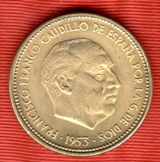 2'50 Pesetas 1953 *54  Y *56