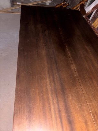 Mesa de comedor plegable de madera