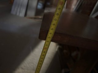 Mesa de comedor plegable de madera