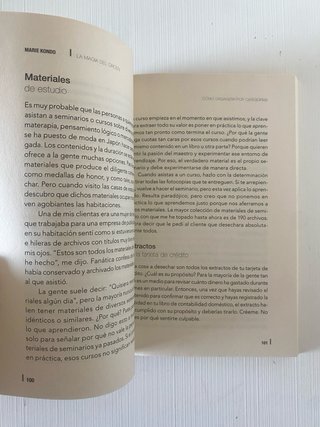 Libro “La Magia del Orden”. Autora Marie Kondo.