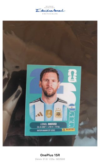 Cromo Messi Panini Mundial 2023 Inter Miami