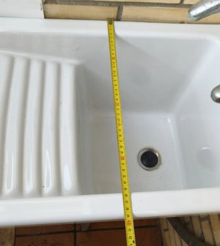 Pica de lavadero blanca