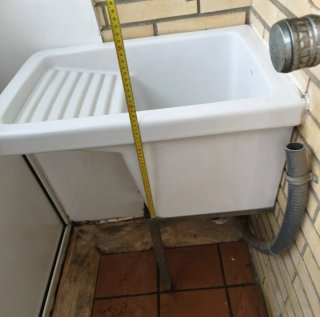 Pica de lavadero blanca