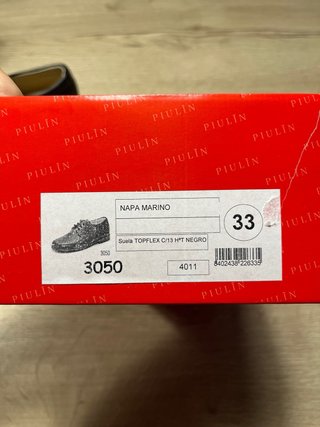 Zapatos comunión Piulin negros 33