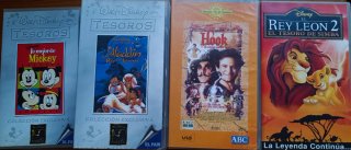 Lote 12 Películas Disney VHS (Español)