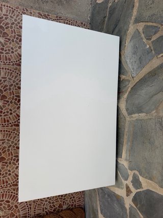 Mesa auxiliar blanca Ikea
