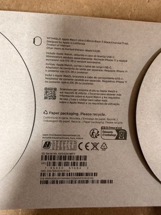Apple Watch Ultra 3 GPS + Cellular