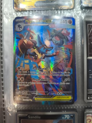 Cartas Pokémon Mega Lucario EX y Mega Gardevoir EX