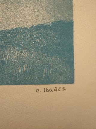Serigrafía Concha Ibáñez 18/33 Firmada