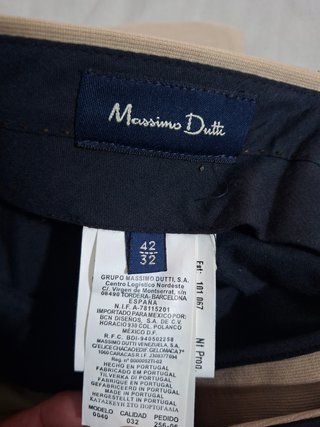 Pantalón beige Massimo Dutti hombre