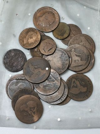 Lote monedas antiguas