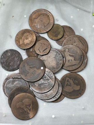 Lote monedas antiguas