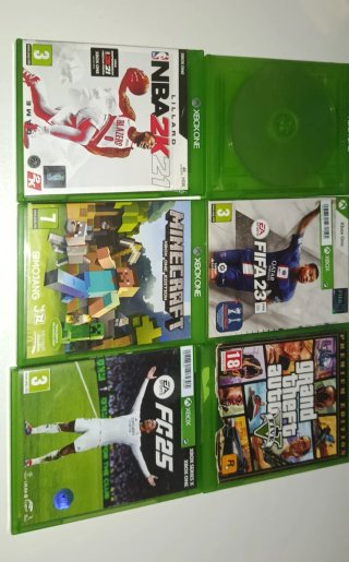 Xbox One S + 2 mandos + 6 juegos