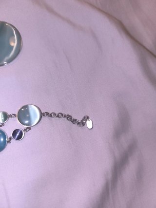 Conjunto collar y pulsera piedras azules