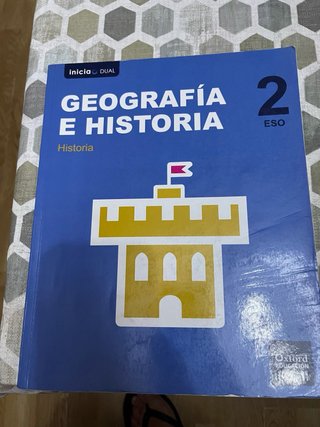 Libro de geografía e historia segundo de la eso