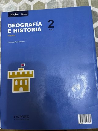 Libro de geografía e historia segundo de la eso