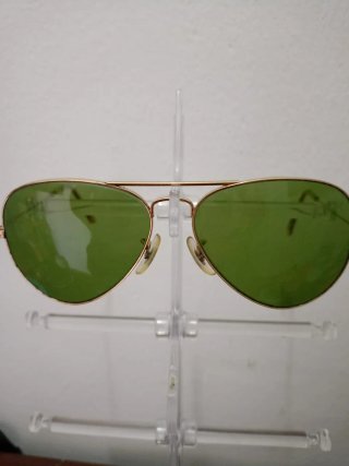 Gafas Ray-Ban Aviator Doradas Lente Verde