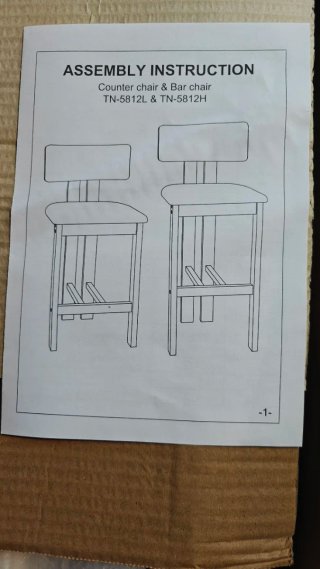 Taburetes de Bar Madera y Lino (2 uds)