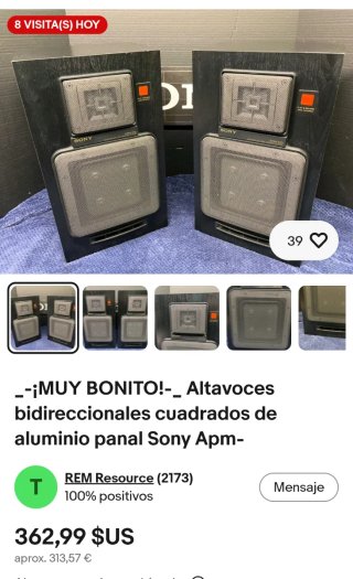 Altavoces SONY APM