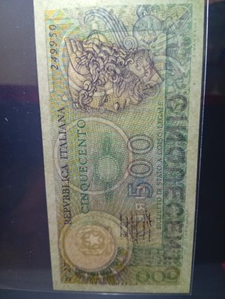 500 Lire Mercurio Serie Sostitutiva W 27 RARA.