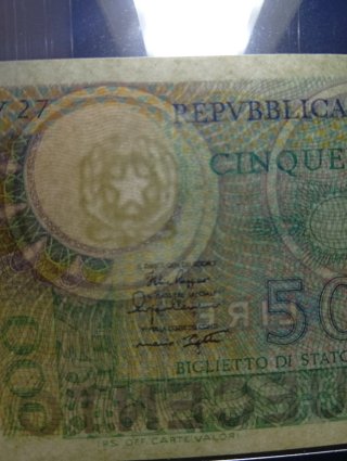500 Lire Mercurio Serie Sostitutiva W 27 RARA.