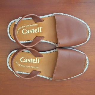 Sandalias Castell Menorquinas Marrones Talla 37