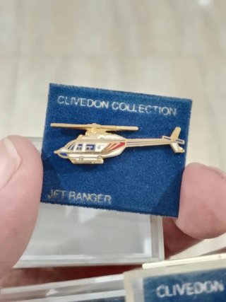 Pin Helicóptero Clivedon Collection Vintage