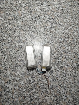Luz matrícula Peugeot 206