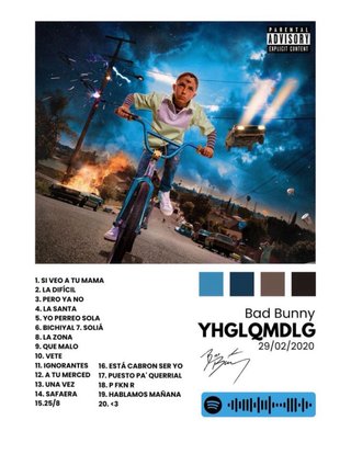 Póster Bad Bunny Un Verano Sin Ti