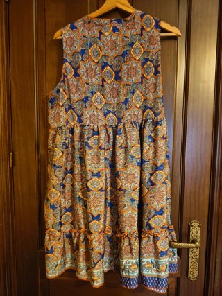 Vestido Boho Estampado Talla Única