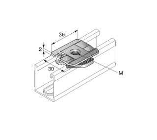 Hilti MM-S Placa Abrazadera Tubería