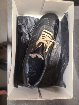 Zapatos Negros Tipo Pelotas Talla 46