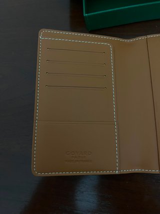 Porta passaporto Goyard nero