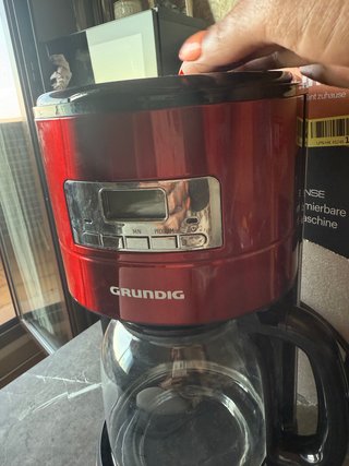 Cafetera Grundig Roja