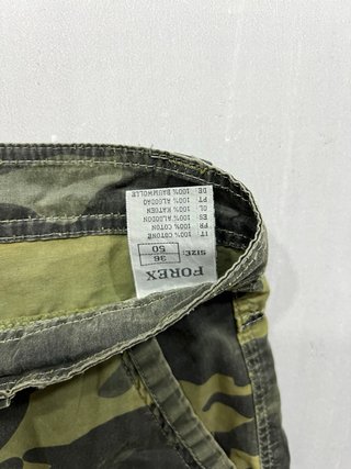 Shorts Cargo FOREX Camuflaje Verde y Amarillo