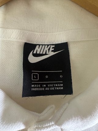 Camiseta Polo Nike Blanca