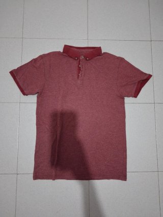 Camiseta polo hombre roja