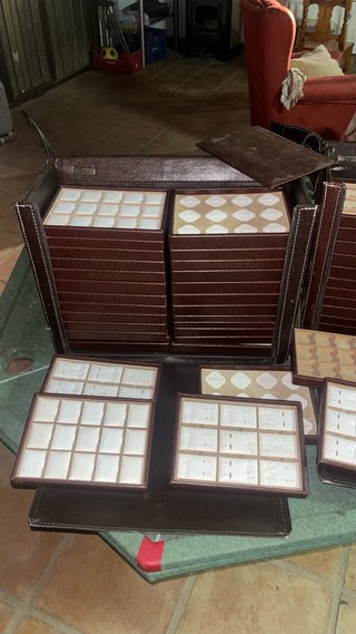 Maletines de piel marrones (2 unidades)