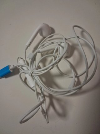 Auriculares iPhone Apple Blancos y Azules
