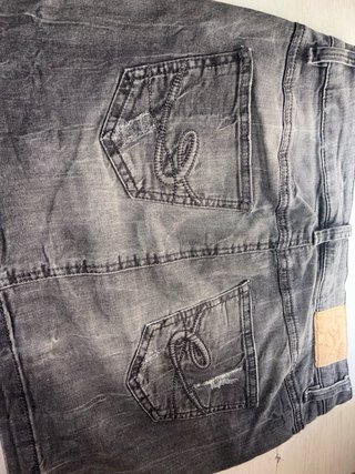 Falda vaquera gris Edc Espirit Y2K