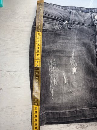 Falda vaquera gris Edc Espirit Y2K